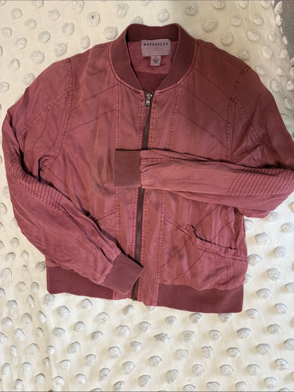 Marrakech Women's Rose Bomber Jacket